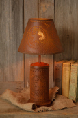 ELECTRIC LIGHT - STAR DESIGN  RUST