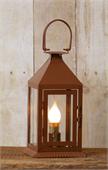 Electric Lantern Style Lamp Rusty