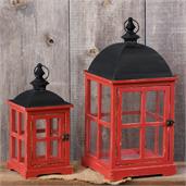 Lantern - Antique Red