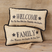 Pillow - Welcome   Family