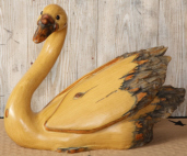 Resin Swan - Tan