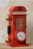 Clock - Vintage Telephone Booth