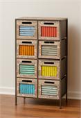 Cabinet - 8 Pullout Drawers - Various Colors