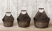 Buckets Wooden Handles - Vintage 1843