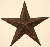 Embossed Star - Berry Vine  Bronze