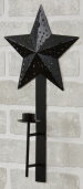 Wall Decor - Punched Star Candle Holder