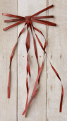 Bow - Distressed Burgundy