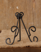 FOLDABLE FRAME/PLATE HOLDER - BLACK