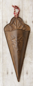 Wall Pocket - Rusty, Embossed Design