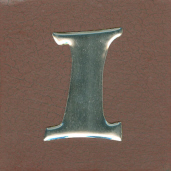 Letter With Adhesive Back - I