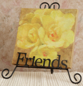 FOLDABLE FRAME/PLATE HOLDER - FRIENDS