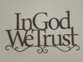 Wall Decor - Inspirational In God We Trust