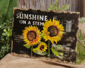 Sunflower - Plaque