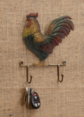Farm Life - Rooster With Two Hooks