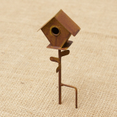 Mini Garden Stake - Birdhouse