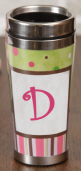 TRAVEL MUG -  MONOGRAM D