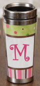 TRAVEL MUG -  MONOGRAM M