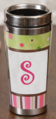 TRAVEL MUG -  MONOGRAM S