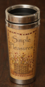 TRAVEL MUG - SIMPLE PLEASURES