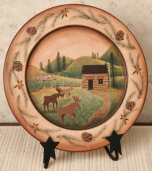 MOOSE LODGE - WOODEN PLATE
