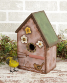 BIRDHOUSE - GARDEN RAKE PERCH
