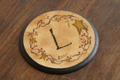 COASTER/DECORATIVE PLATE - STARRY VINE  MONOGRAM L