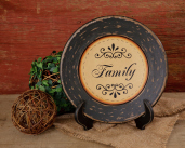 Wooden Plate - Family