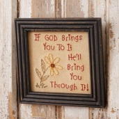 Stitchery - Frame  If God Brings You To It