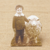 Table Top Decoration - Boy & Sheep