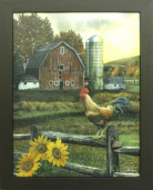 FRAMED PRINT - EARLY ROOSTER