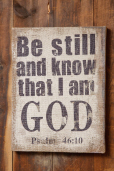 Wall Decor - Be Still And Know