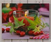 Canvas Print-Leaves & Berries