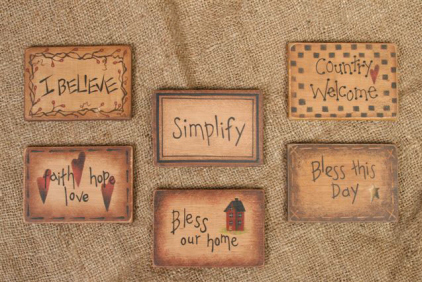 Sign  Magnet - Primitive Country
