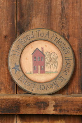 Plate - Primitive Home The Road
