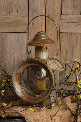 Lantern - Railroad Light Candle Holder