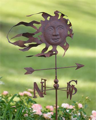 Garden Stake - Rusty Weather Vane