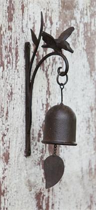 Decorative Bell With Hummingbird