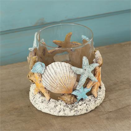 Candle Holder  Shells