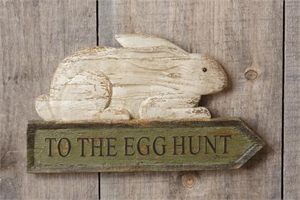 Sign - To The Egg Hunt