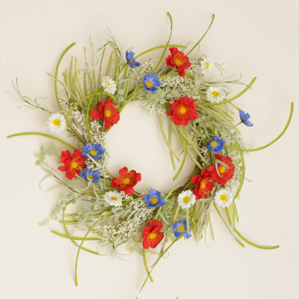 WREATH - AMERICANA FLORAL MIX