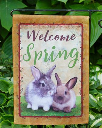 Garden Flag - Welcome Spring