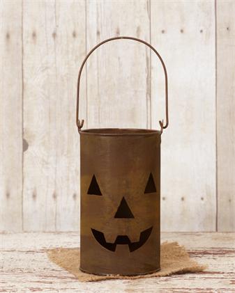 Candle Holder W/Cut Out Face