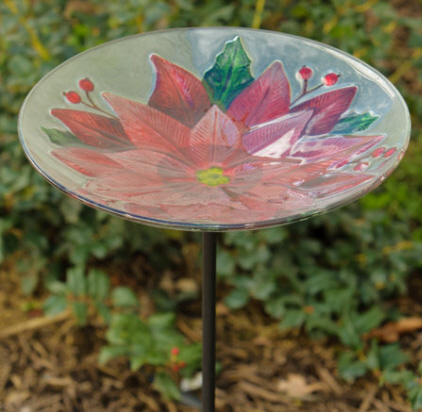 Bird Feeder - Poinsettia