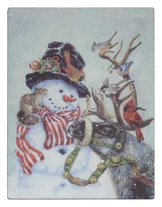 Cutting Board - Snowman Reindeer