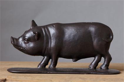 Doorstop - Iron Pig