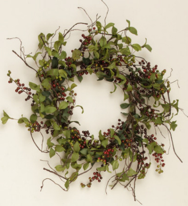 Wreath - Herb Leaves With Berries