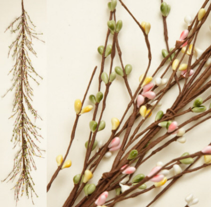 Garland - Primitive Berry; Pk Cream Yel Gr