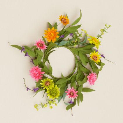 Candle Ring - Chrysanthemum