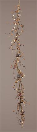 Garland - Twig Base, Assorted Berries & Primitive Accents