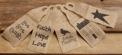 Burlap Door Hanger Set  Various Designs